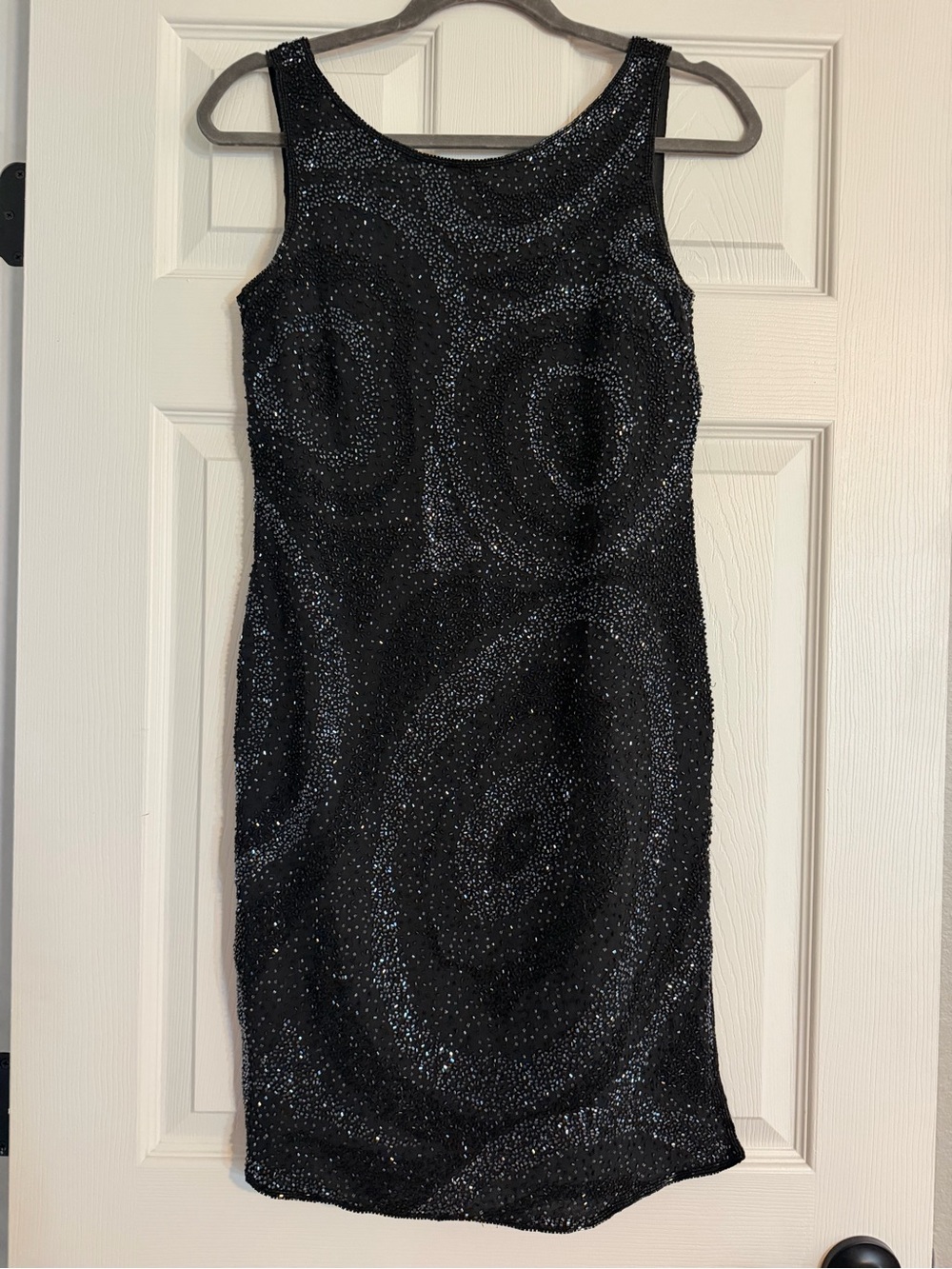 NWT Chaudry Vintage Deadstock Beaded Mini Dress